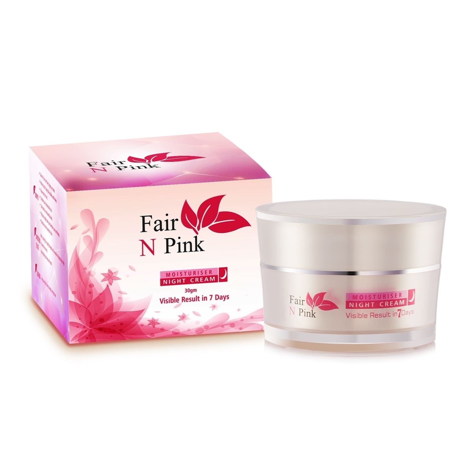 Fair N pink whitening cream (30gm) Moisturizer Night Cream